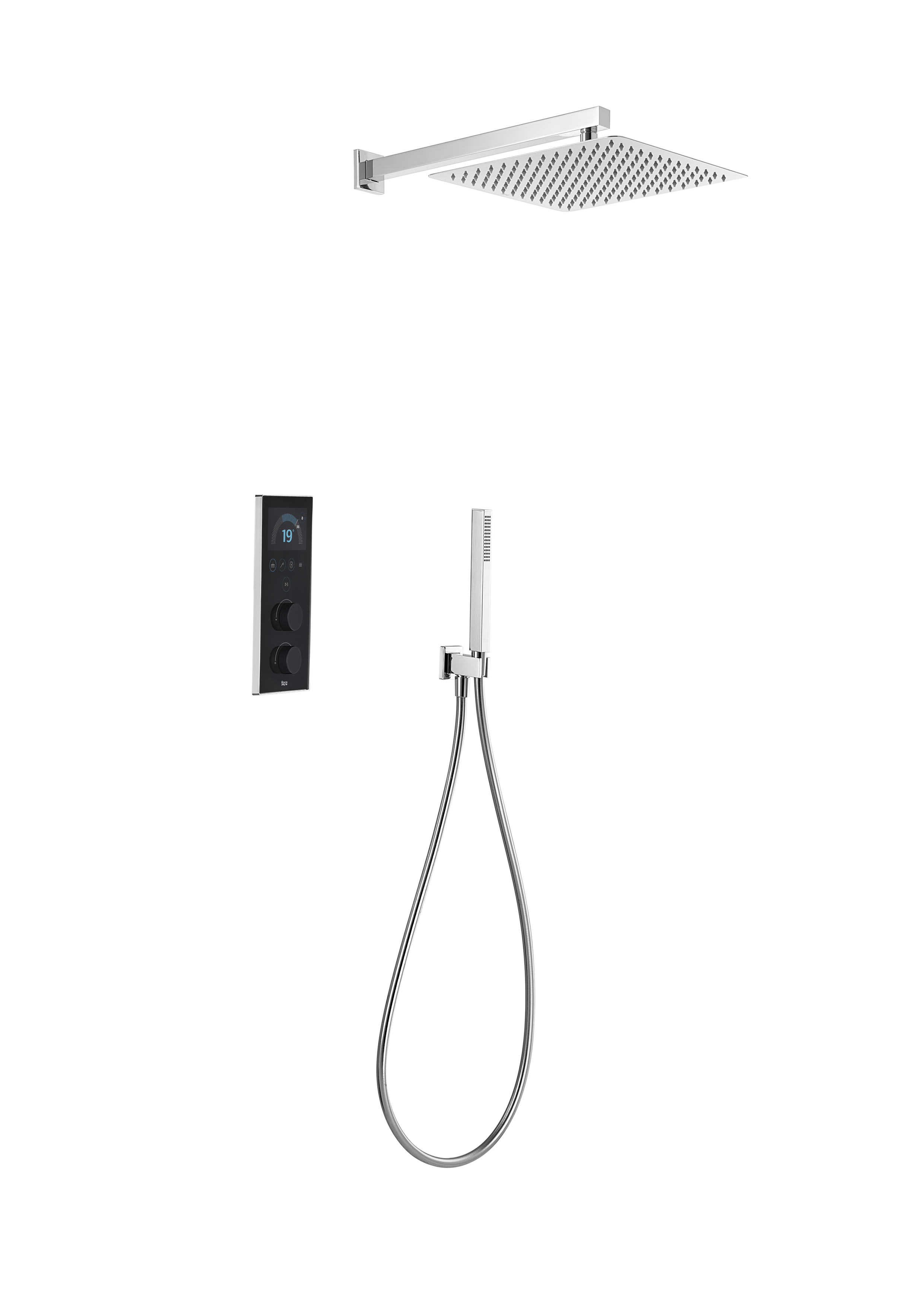 Smart Shower Pack - 2 outlets square design