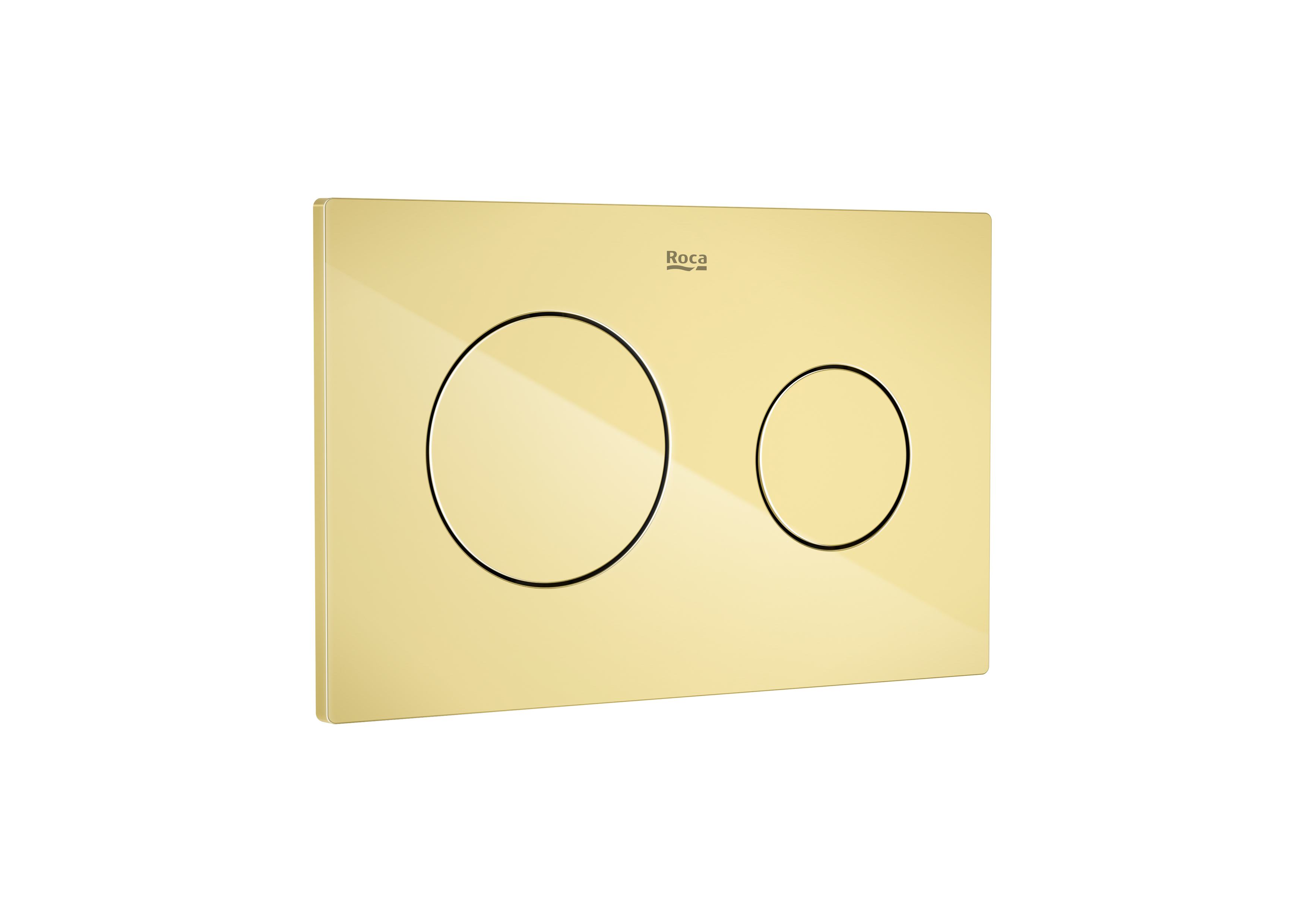 PL10 (DUPLO ONE) - Dual flush operating plate for concealed cistern - Gold