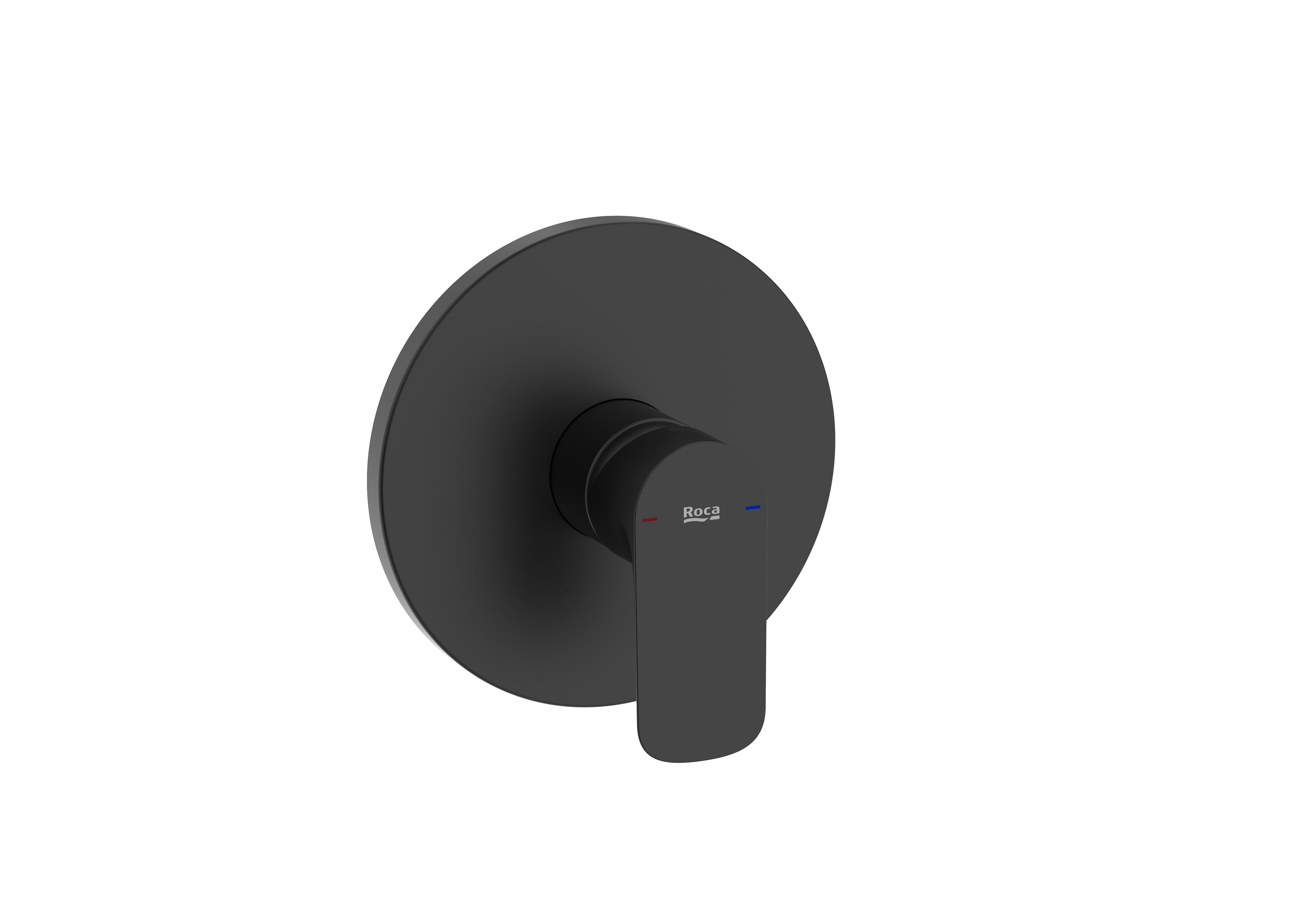 Built-in bath or shower mixer with 1 outlet - Matt Black