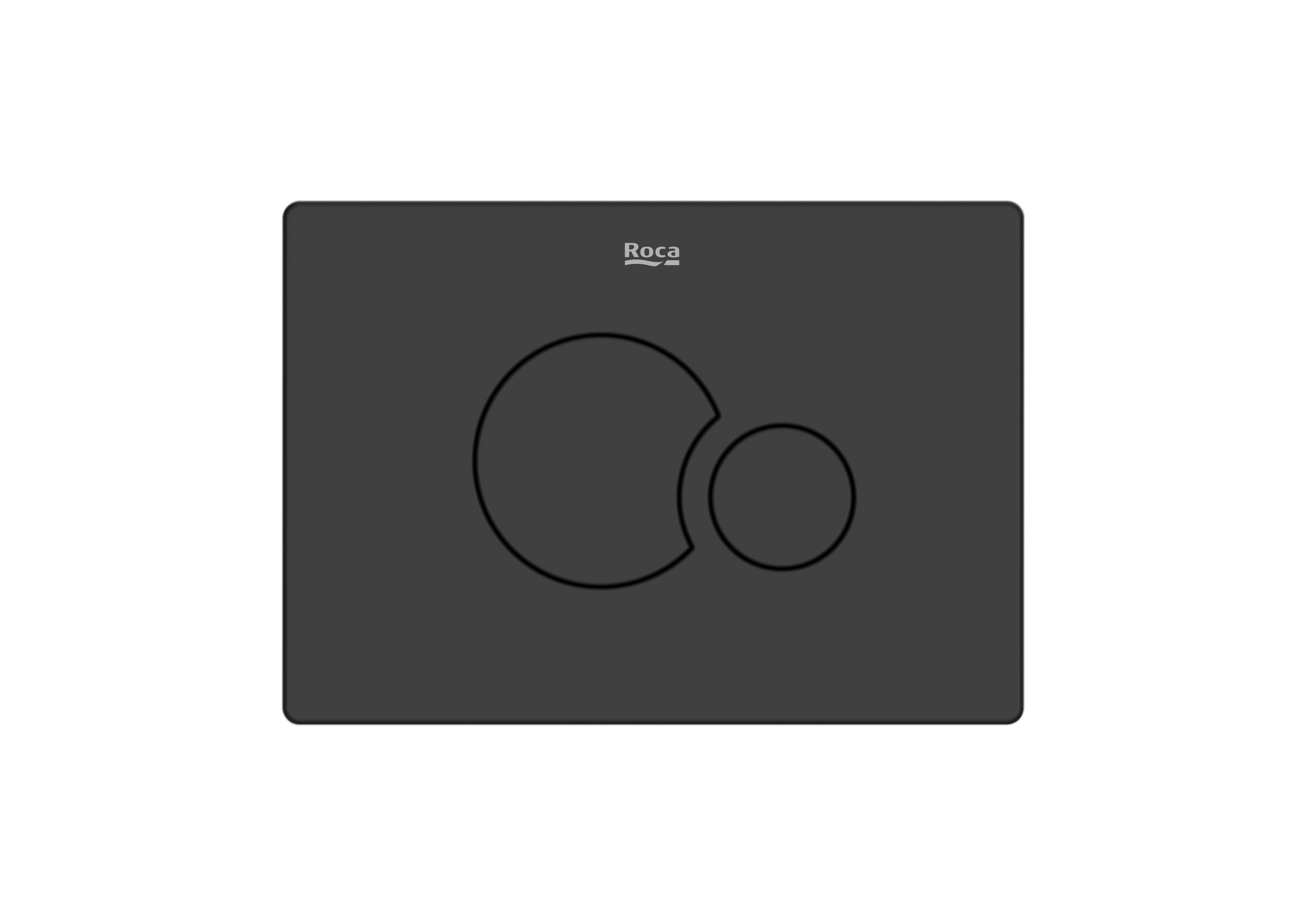 PS5 (DUPLO S) - Dual flush operating plate for concealed cistern. Cable technology. No tools required for installation. - Matt black