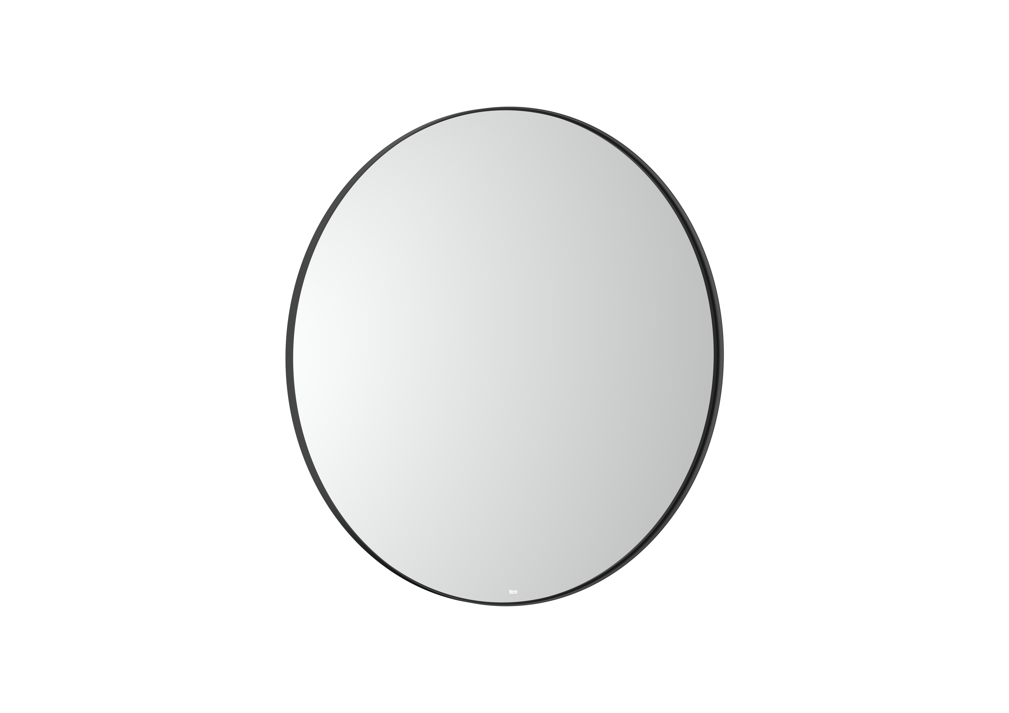 Round mirror with perimeter lighting. Colour temperature: 3000K