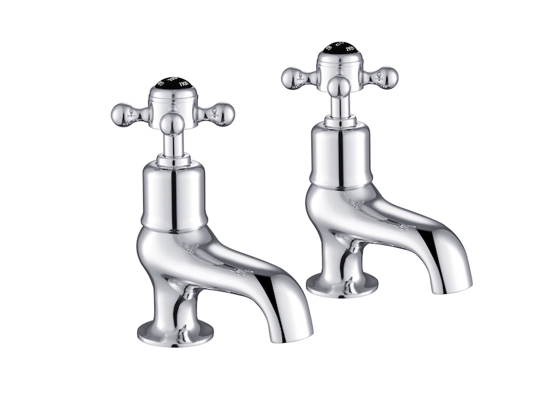 Grosvenor Black, Cross Bath Taps GB76015