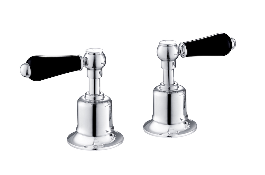 JTP - Grosvenor Black, Lever Panel Valves 3/4