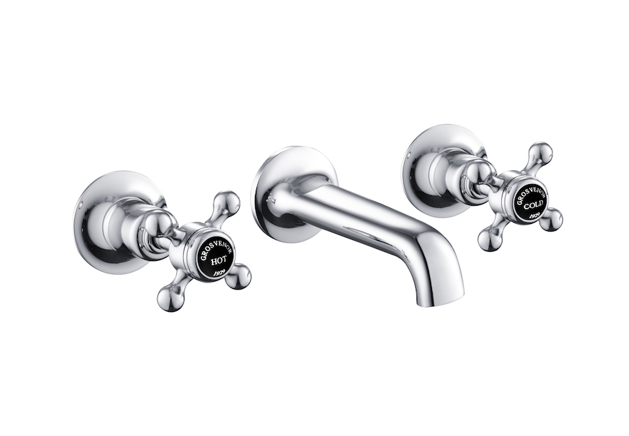 JTP - Grosvenor Cross 3 Hole Basin Mixer GB76089A