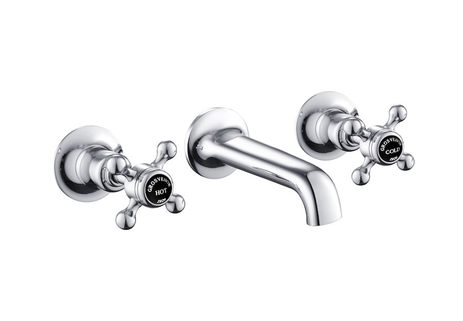 JTP - Grosvenor Cross 3 Hole Basin Mixer