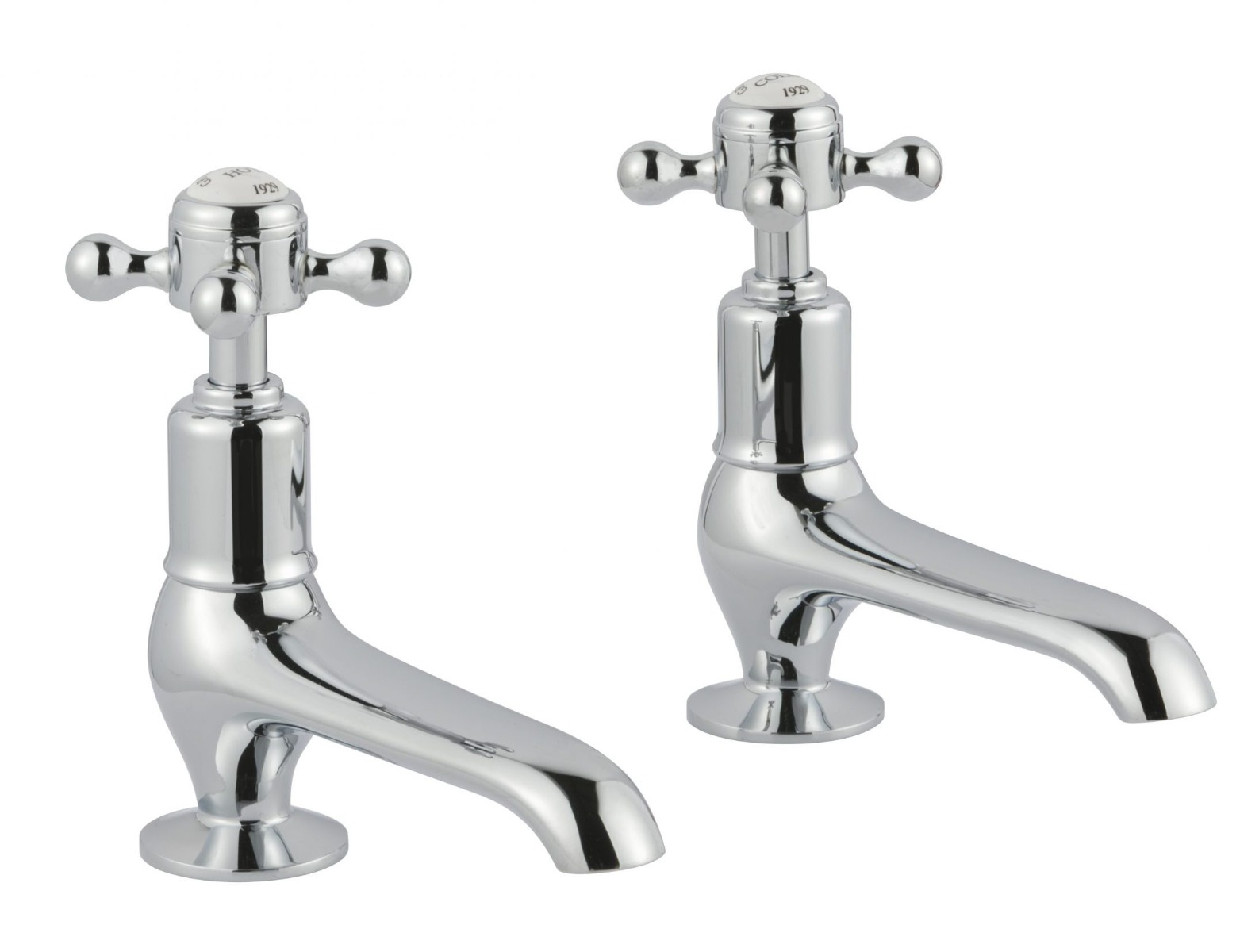 Grosvenor Cross Long Nose Basin Taps 76011