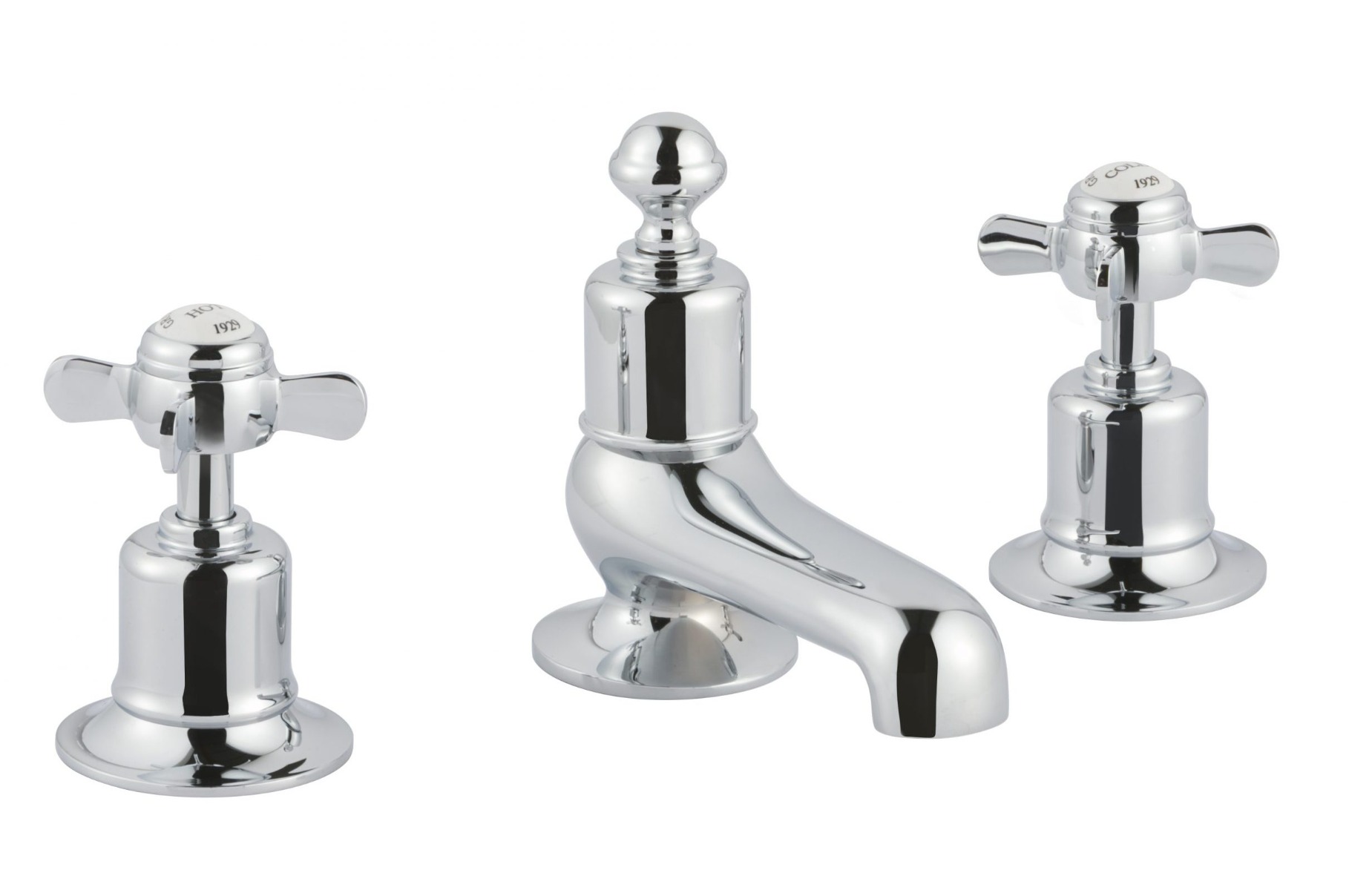 JTP - Grosvenor Pinch 3 Hole Bath Filler