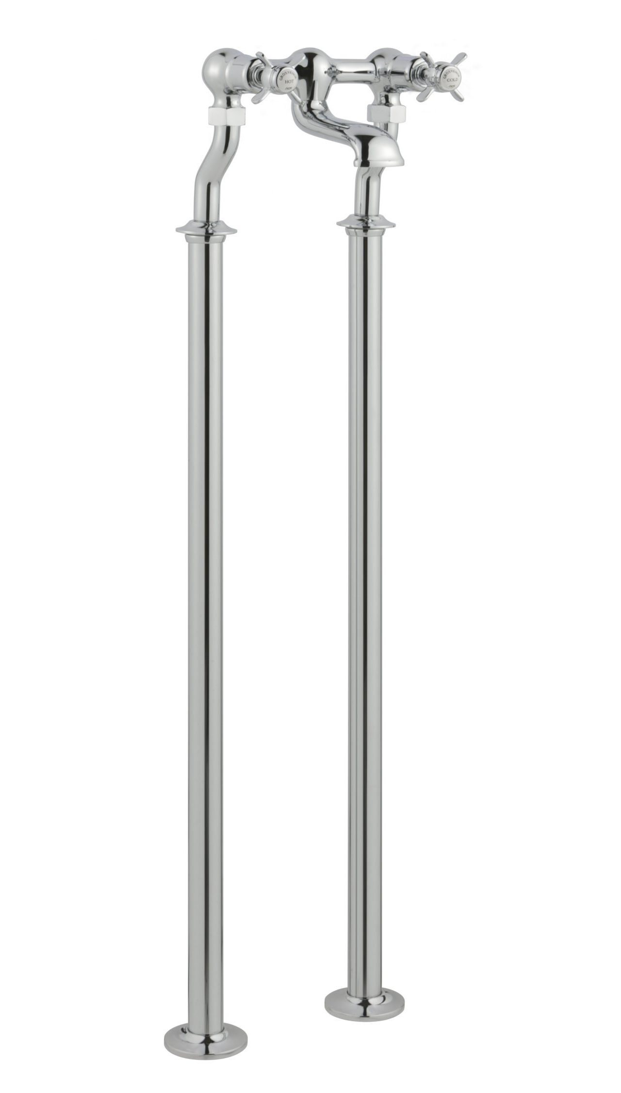 JTP - Grosvenor, Pinch Floor Standing Bath Filler