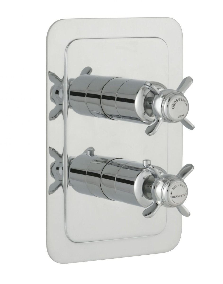 JTP - Grosvenor Pinch Thermostatic 1 Outlet Shower Valve 98651