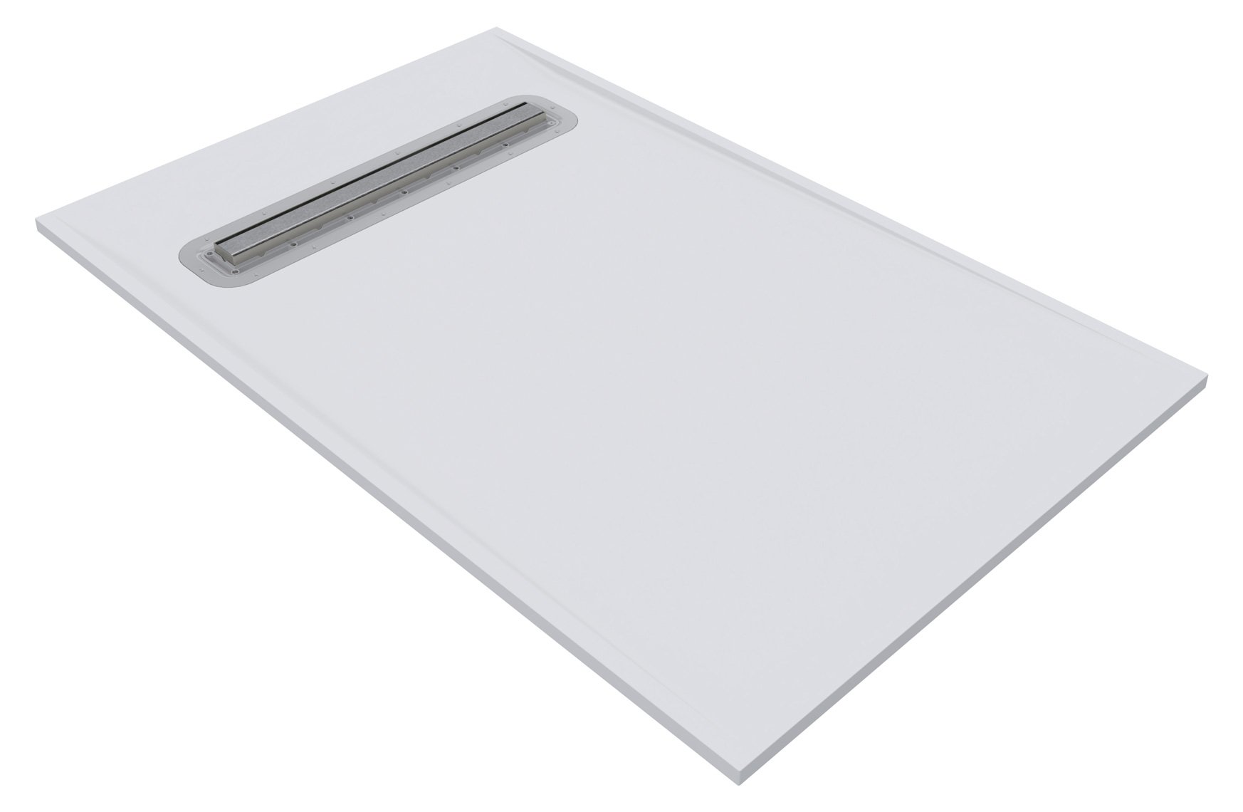 Impey Aqua-Dec Linear 2 Wetroom Floor Former 1400mm x 900mm - Vertical Outlet