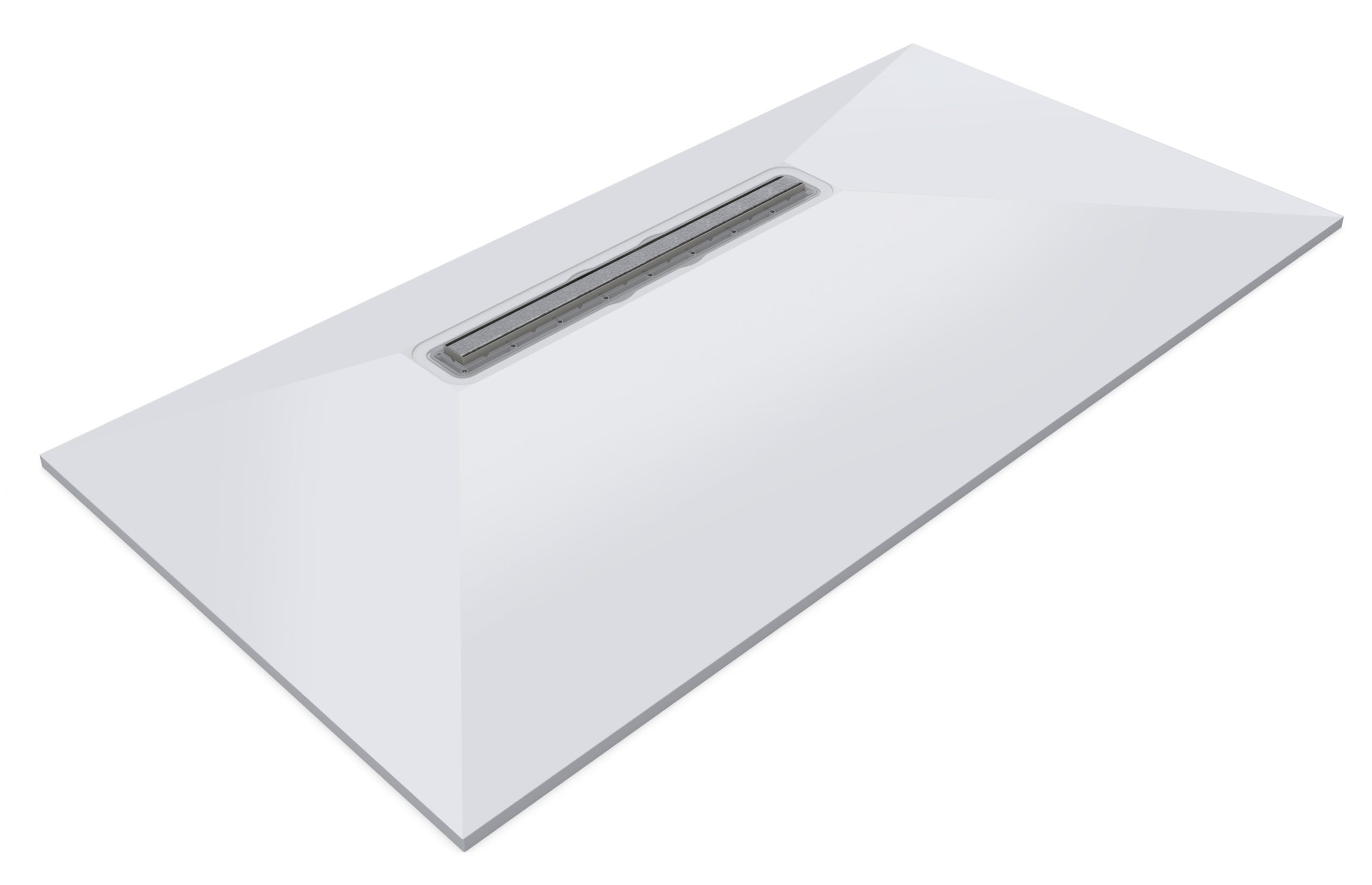 Impey Aqua-Dec Linear 4 Wetroom Floor Former 2000mm x 1200mm - Horizontal Outlet
