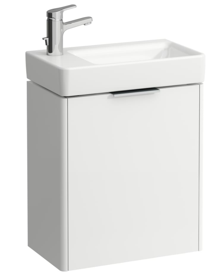 Base Vanity unit, 1 door, left hinged - White Matt
