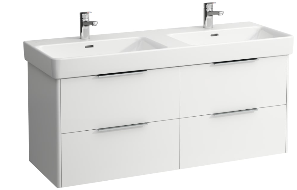 Base Vanity unit,4 drawers - White Glossy