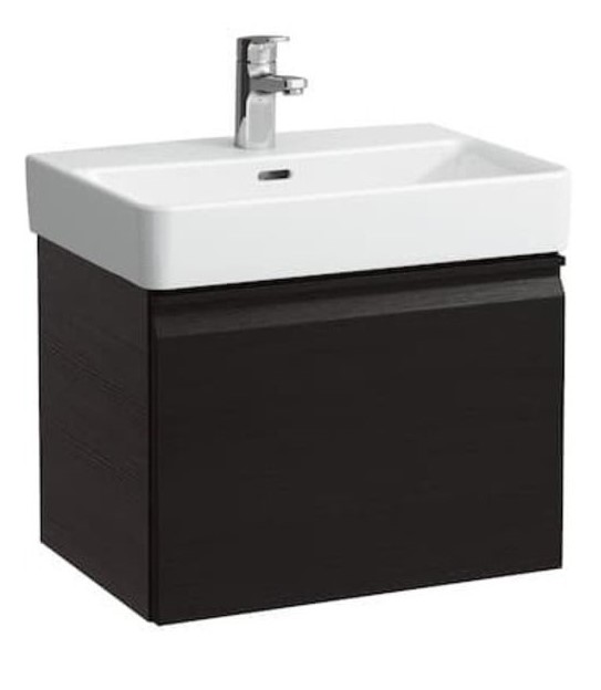 Vanity unit, 1 drawer and interior drawer, incl. drawer organiser, matches washbasin 818958 - WENGE