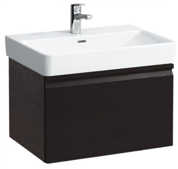 Vanity unit, 1 drawer and interior drawer, incl. drawer organiser, matches washbasin 810964 - WENGE