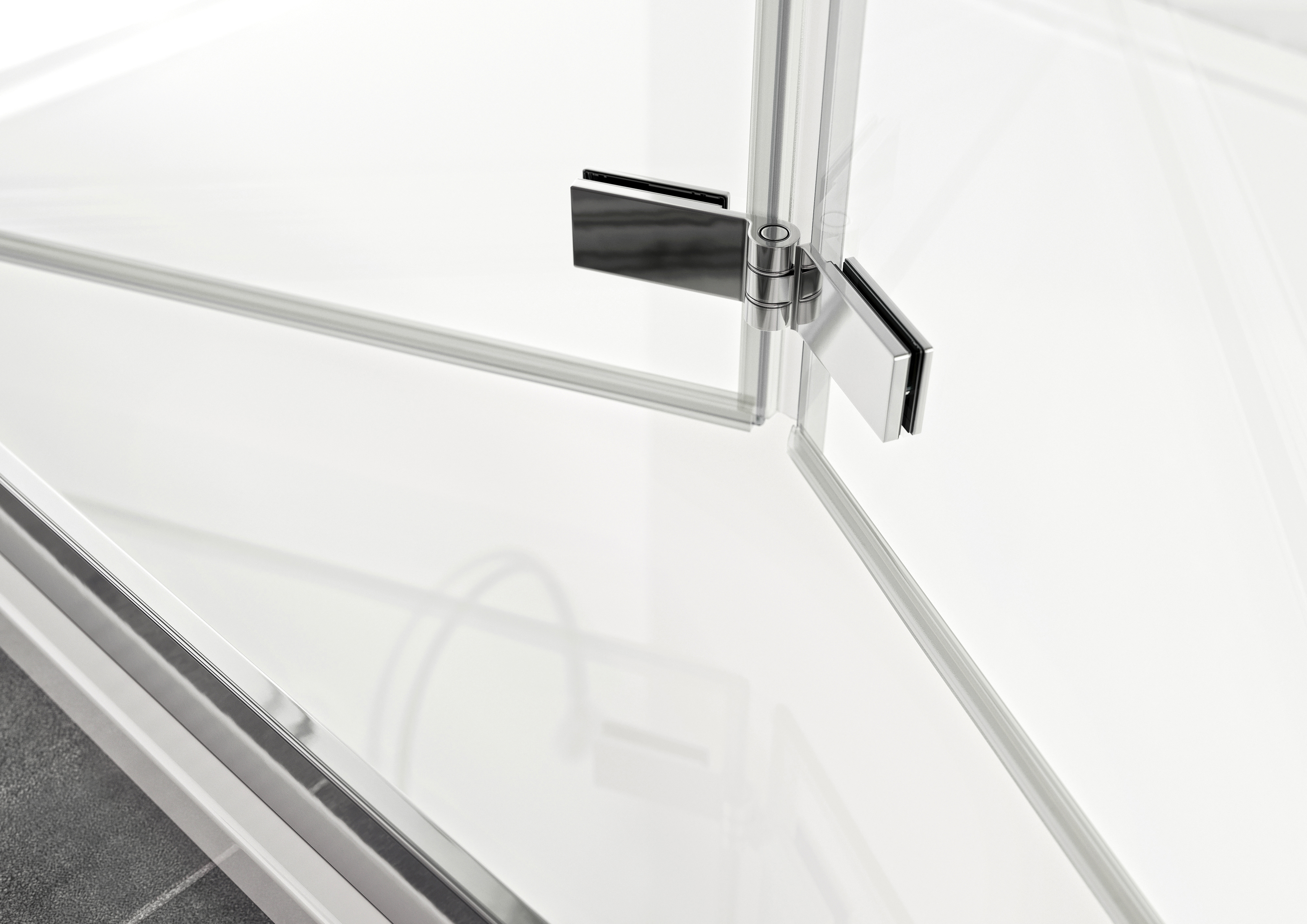 Haven8 Bi-Fold Door Shower Enclosure 800mm - Polished Chrome