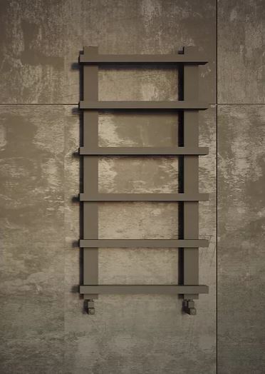 Radox Saber 1000mm x 500mm Heated Towel Rail in Grey Metallic Output (BTU)