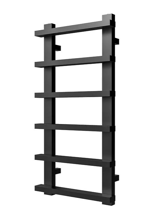 Radox Saber 1000 x 500 Matt Black Designer Towel Output (BTU) 1391