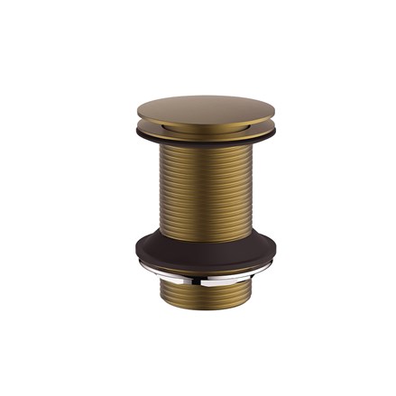 Hoxton Unslotted Basin Waste- Brushed Brass