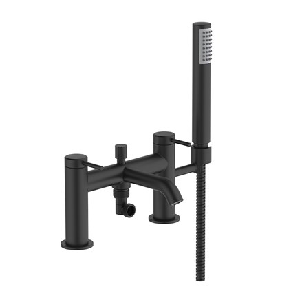 Hoxton Bath/Shower Mixer 2TH - Matt Black