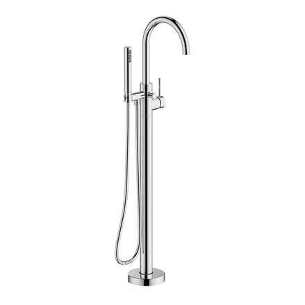 Hoxton Floorstanding Mono Bath/Shower Mixer- Chrome
