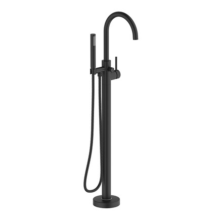 Hoxton Floorstanding Mono Bath/Shower Mixer- Matt Black