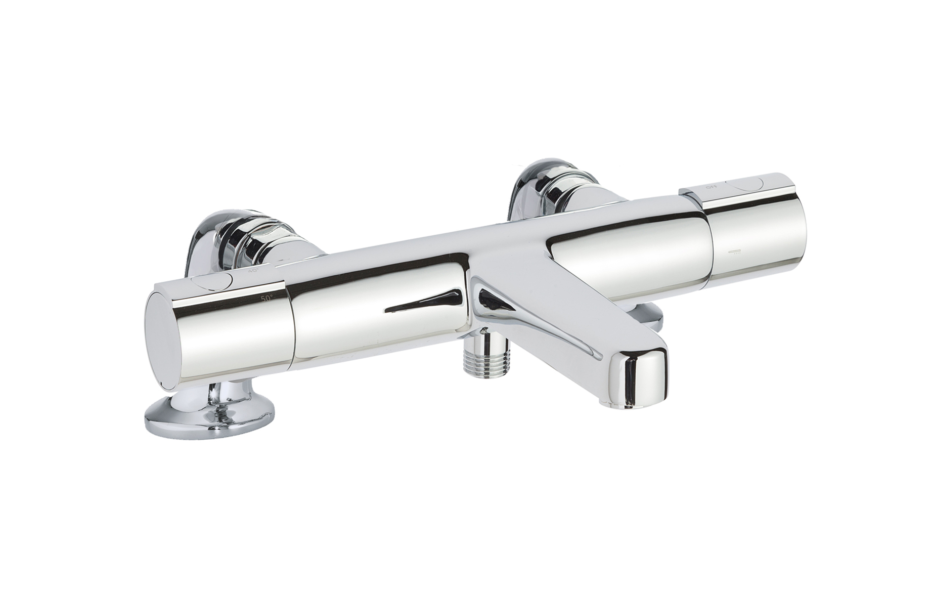 JTP -Hugo Deck Mounted Thermostatic Bath Shower Mixer Without Kit