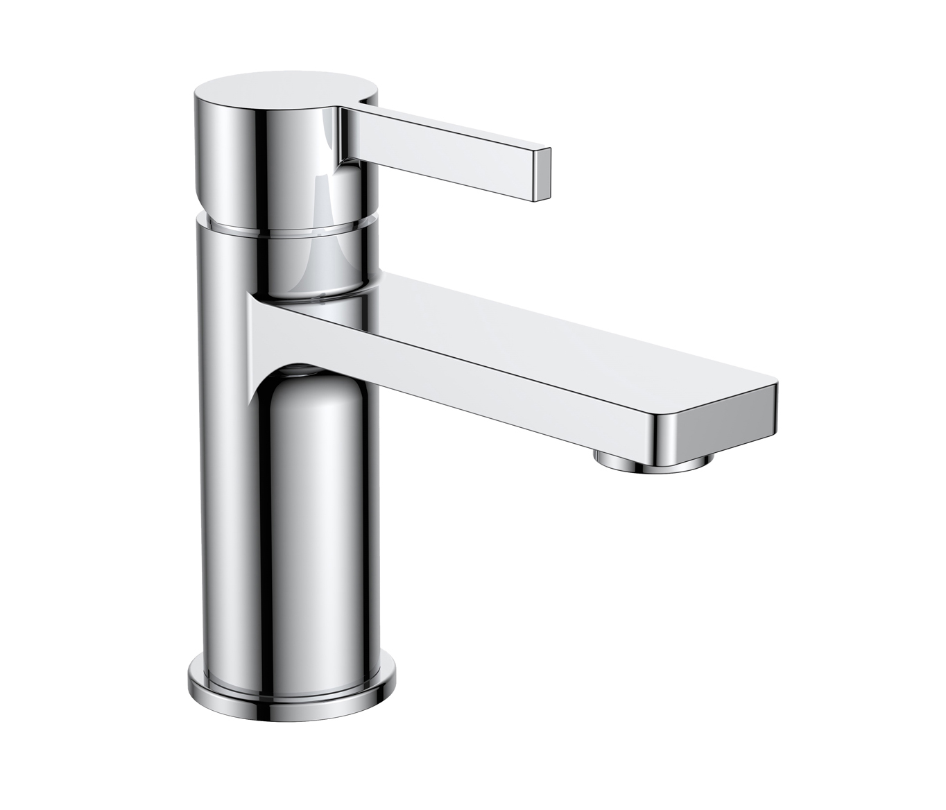 Hugo mini single lever basin mixer without pop up waste