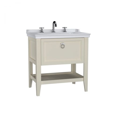 Valarte Washbasin Unit - 80cm - Matte ivory