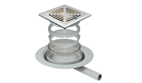 Impey Tiled Floor Gully for Pumped Waste