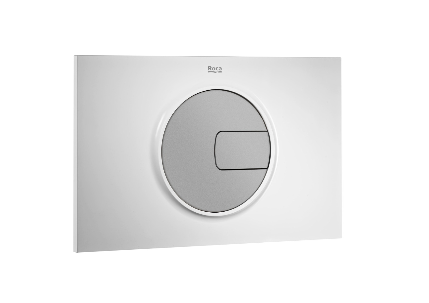 PL4 DUAL Dual flush operating plate for concealed cistern White Chrome
