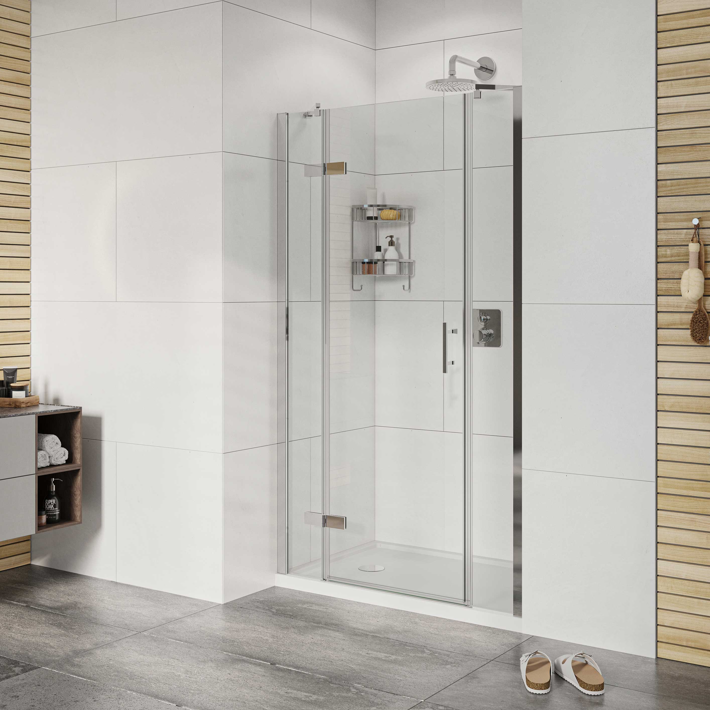 Innov8 Hinged Door with Two In-Line Panels