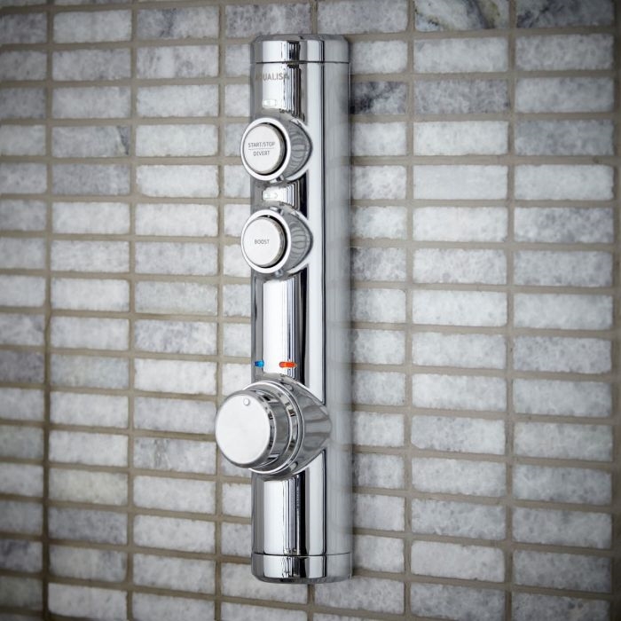 Concealed Shower with Wall Mounted Fixed Head - Pumped