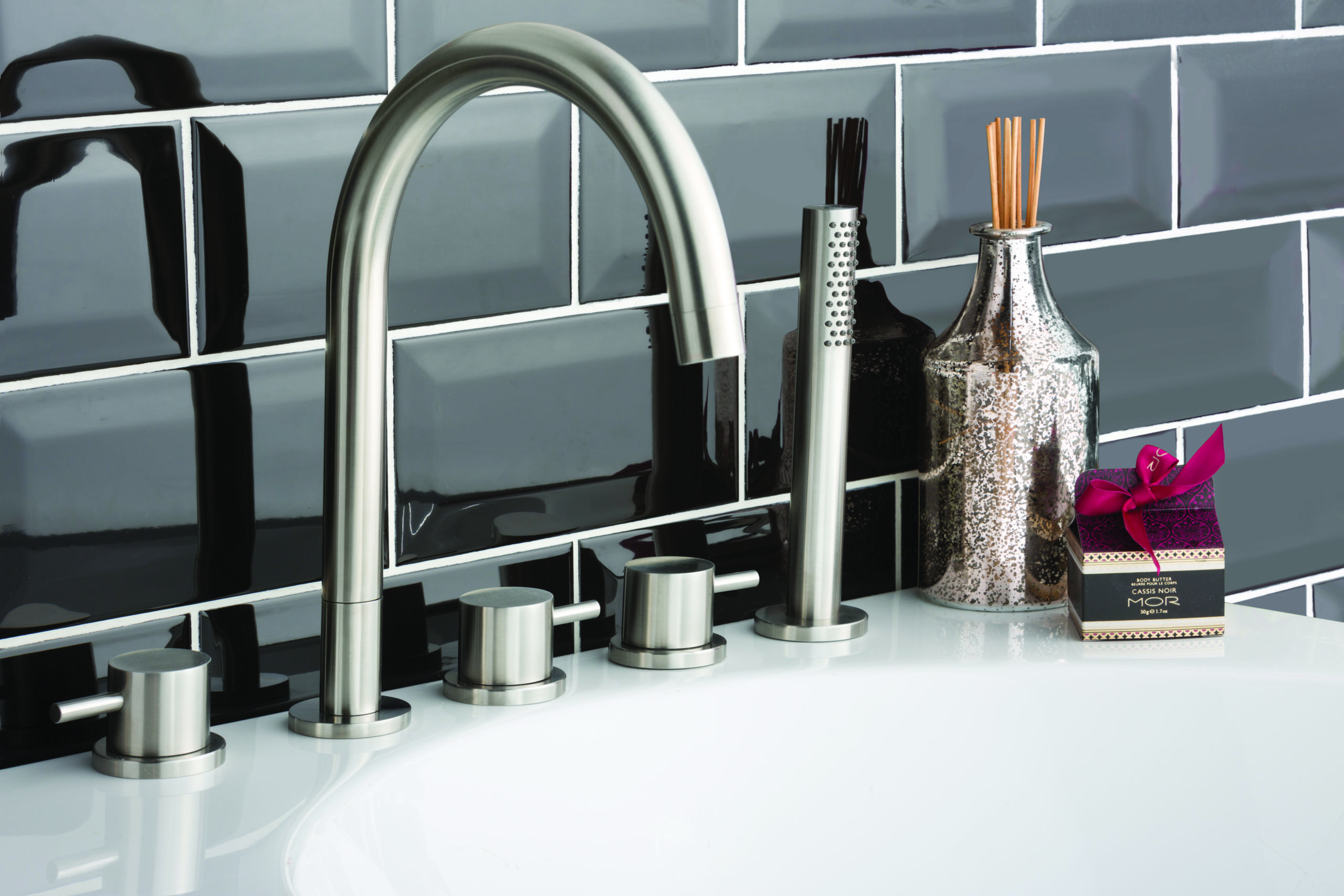 JTP - Inox 5 Hole Bath Shower Mixer