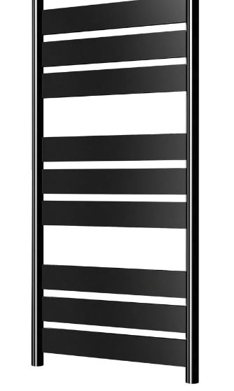 Radox Apollo 1050 x 500mm Heated Towel Rail In Black Pearl Output (BTU) 1705