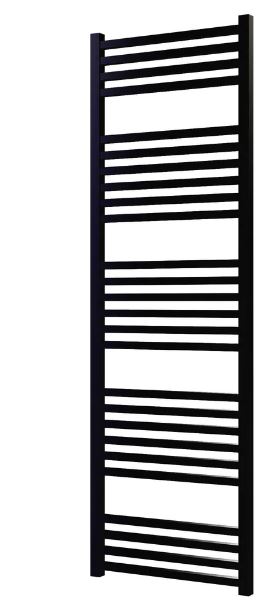Radox Quebis 1550mm x 500mm Heated Towel Rail in Black Pearl Output (BTU) 2705