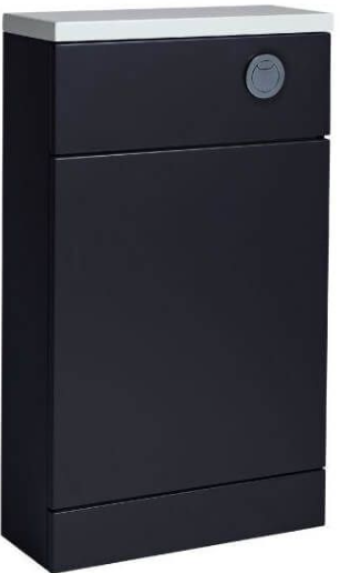 KOBE 500 BACK TO WALL UNIT WITH WORKTOP - STORM GREY