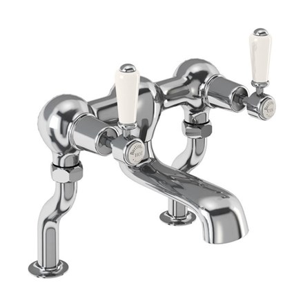 Kensington Bath Filler Deck Mounted KE23-Quarter turn with Medici accent