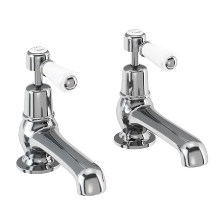 Kensington Basin Tap 5"KE2-Quarter turn with White accent