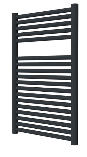 Radox Hercules 800 x 642 Matt Black Designer Towel Radiator Output (BTU) 1783