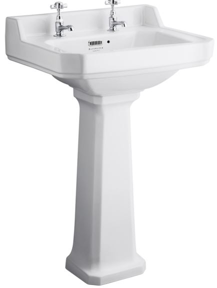 FITZROY 560MM BASIN 2 TAP HOLE