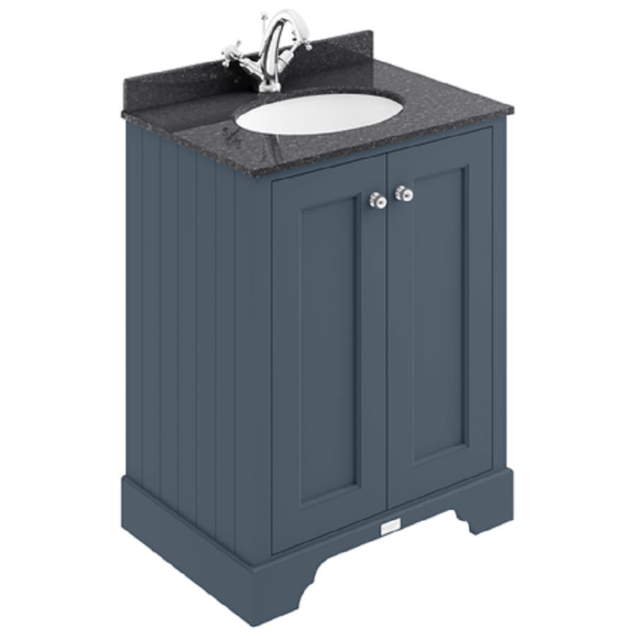 600MM 2-Door Basin Cabinet Stiffkey Blue 
