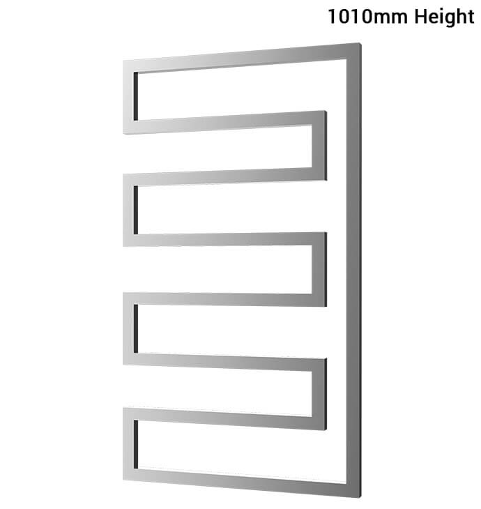 Radox Essence 1570mm x 580mm Heated Towel Rail in Chrome Output (BTU) 1688