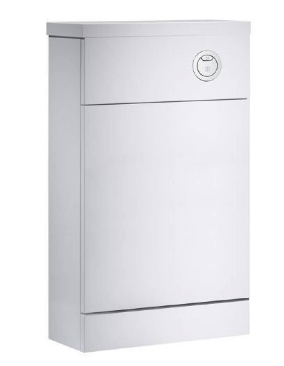 KOBE 500 WHITE BACK TO WALL UNIT WITH WORKTOP