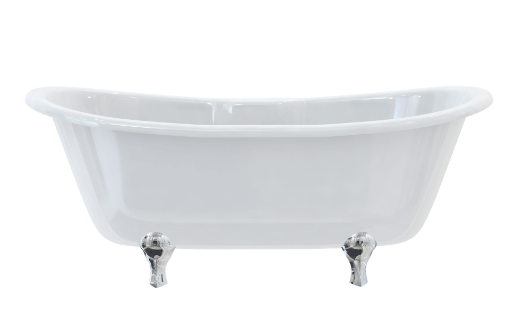 Bateau Double Ended Bath 1700mm with Luxury Feet