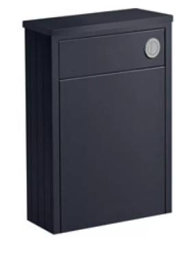 BACK TO WALL WC UNIT & WORKTOP - MATT DARK GREY