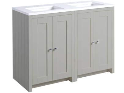 Lansdown 1200 Underslung Unit - Pebble Grey