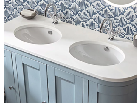LANSDOWN CURVED UNDERSLUNG BASIN X 2