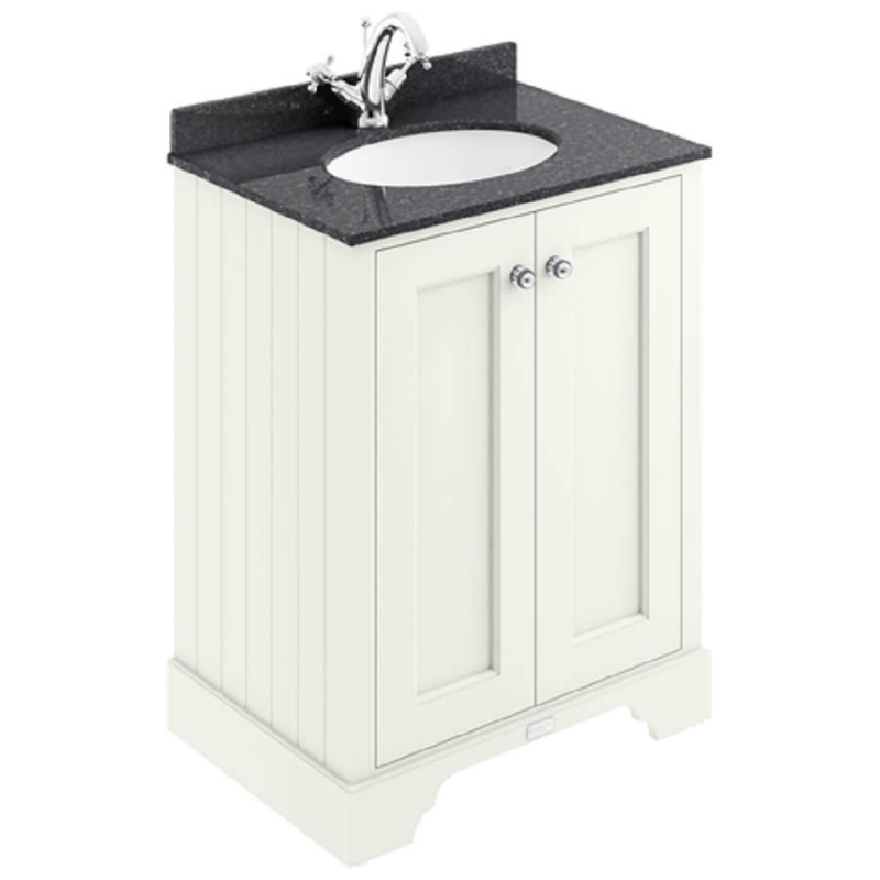 Bayswater -600mm 2-Door Basin Cabinet Pointing White