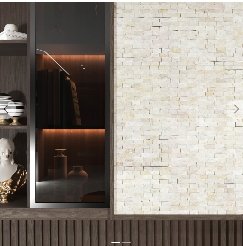 Crema Marfil Split Face (Marble) 23x48mm- Price per m2